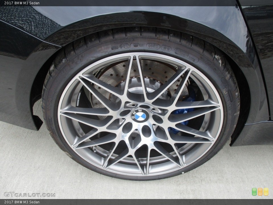 2017 BMW M3 Sedan Wheel and Tire Photo #115403595