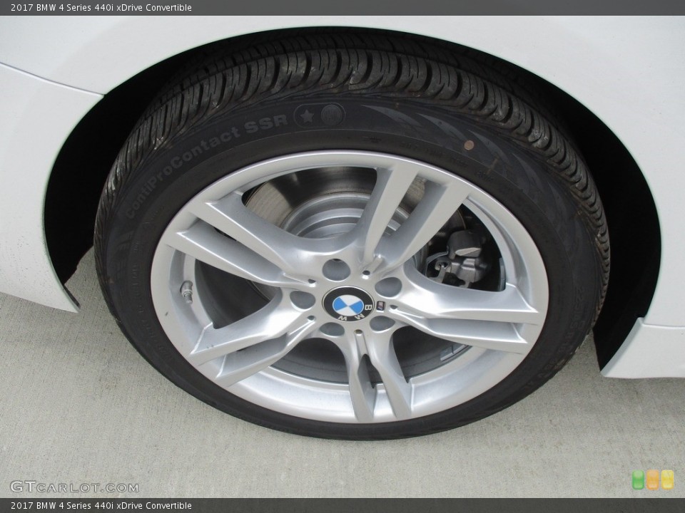 2017 BMW 4 Series 440i xDrive Convertible Wheel and Tire Photo #115405737