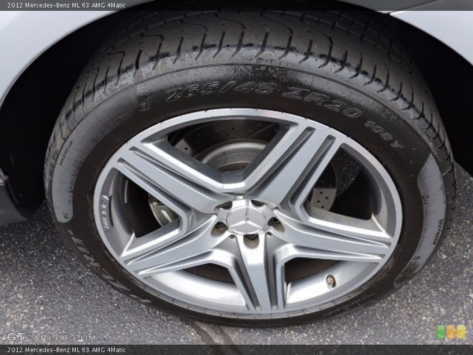 2012 Mercedes-Benz ML 63 AMG 4Matic Wheel and Tire Photo #115415841