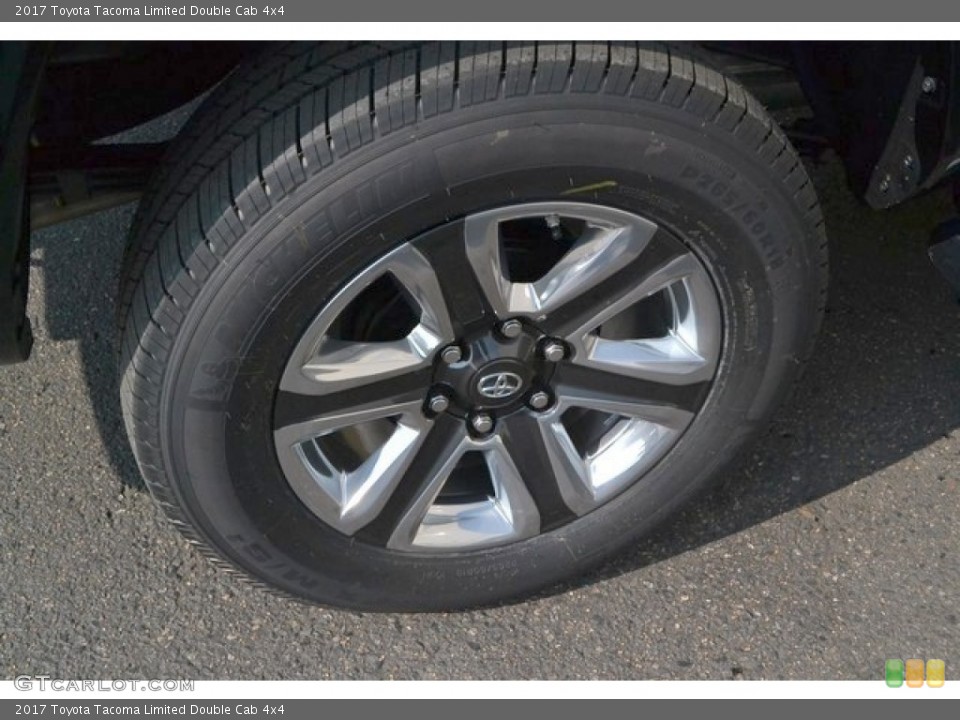 2017 Toyota Tacoma Limited Double Cab 4x4 Wheel and Tire Photo #115425249