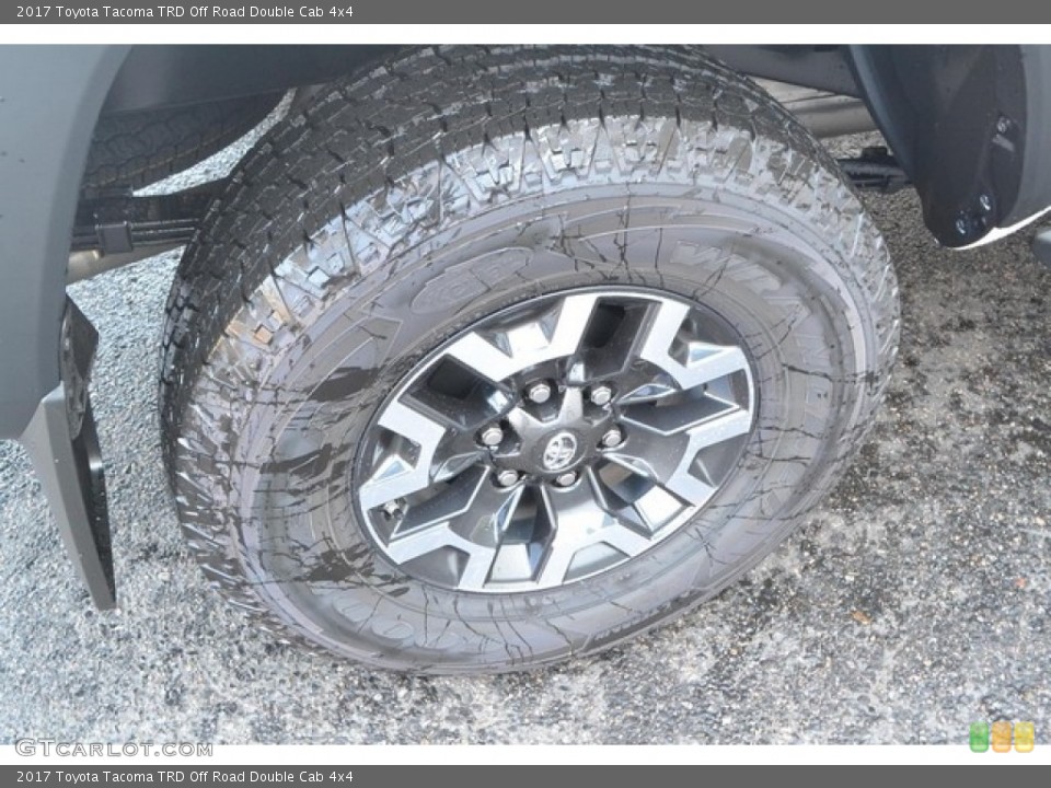 2017 Toyota Tacoma TRD Off Road Double Cab 4x4 Wheel and Tire Photo #115425627