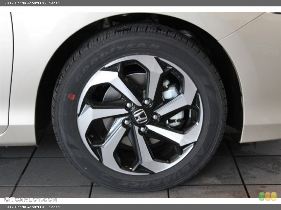 2017 Honda Accord EX-L Sedan Wheel and Tire Photo #115445721