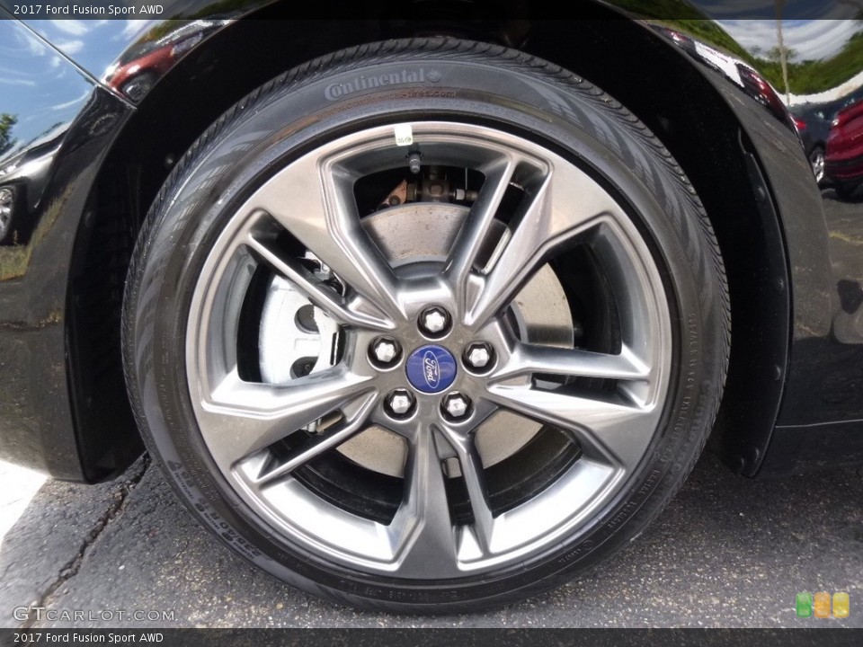 2017 Ford Fusion Sport AWD Wheel and Tire Photo #115471221