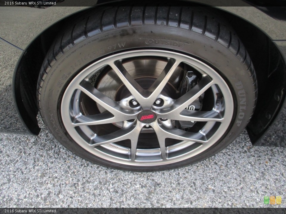 2016 Subaru WRX STI Limited Wheel and Tire Photo #115471320