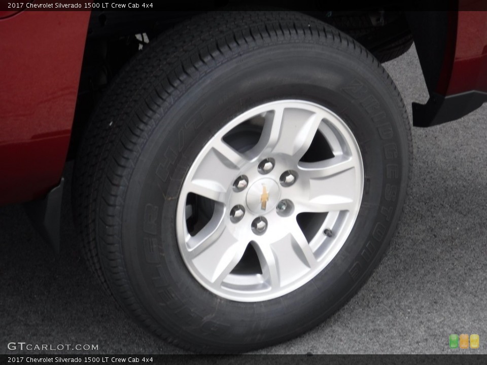 2017 Chevrolet Silverado 1500 LT Crew Cab 4x4 Wheel and Tire Photo #115490140