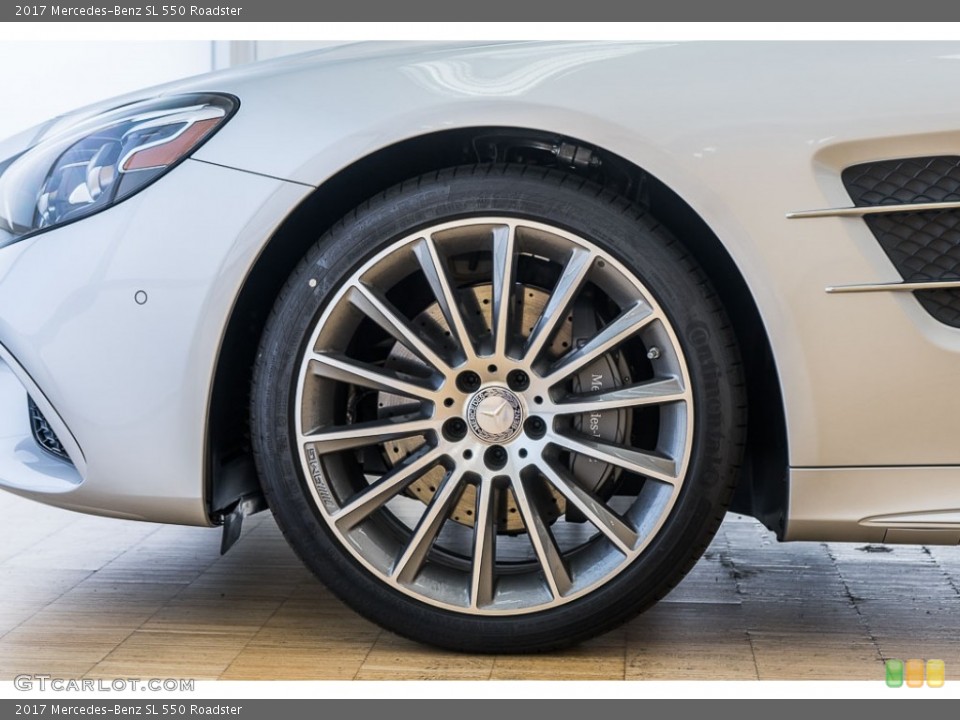 2017 Mercedes-Benz SL 550 Roadster Wheel and Tire Photo #115494388