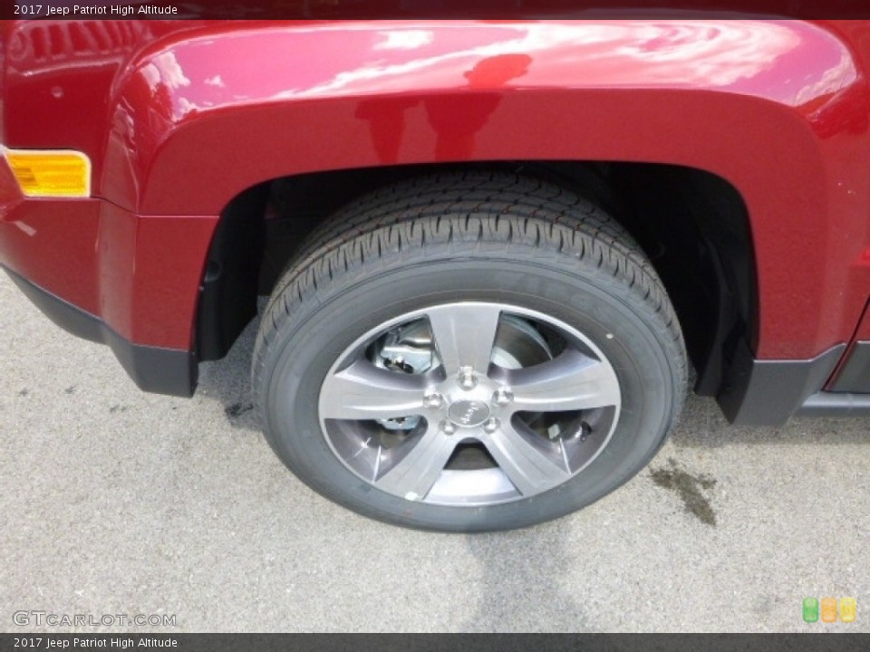 2017 Jeep Patriot High Altitude Wheel and Tire Photo #115504447
