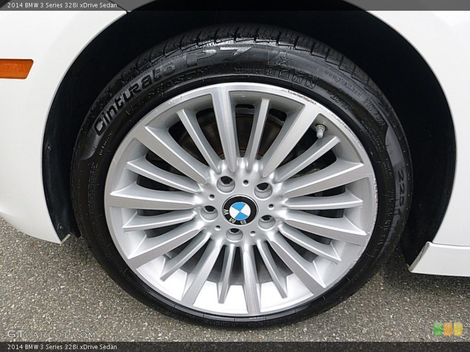 2014 BMW 3 Series 328i xDrive Sedan Wheel and Tire Photo #115517864