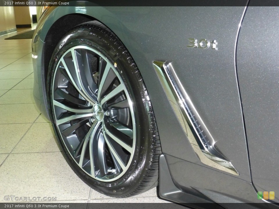 2017 Infiniti Q60 3.0t Premium Coupe Wheel and Tire Photo #115521398