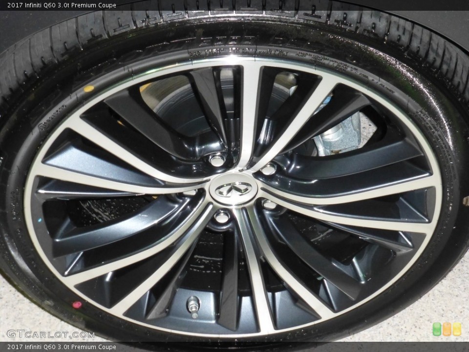 2017 Infiniti Q60 3.0t Premium Coupe Wheel and Tire Photo #115521428