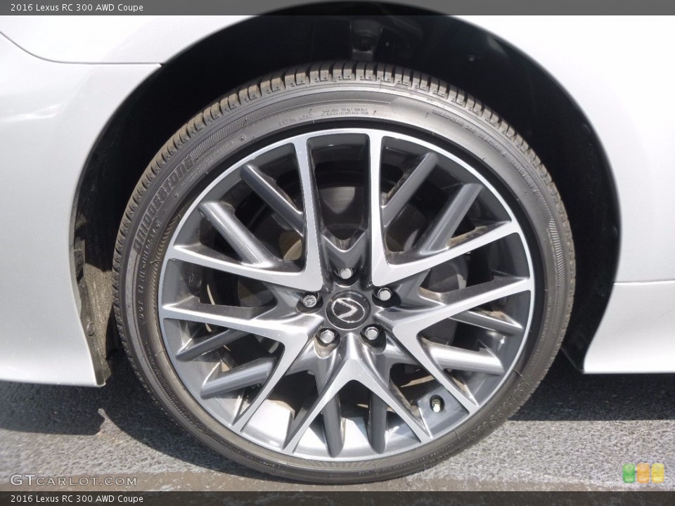 2016 Lexus RC 300 AWD Coupe Wheel and Tire Photo #115522769