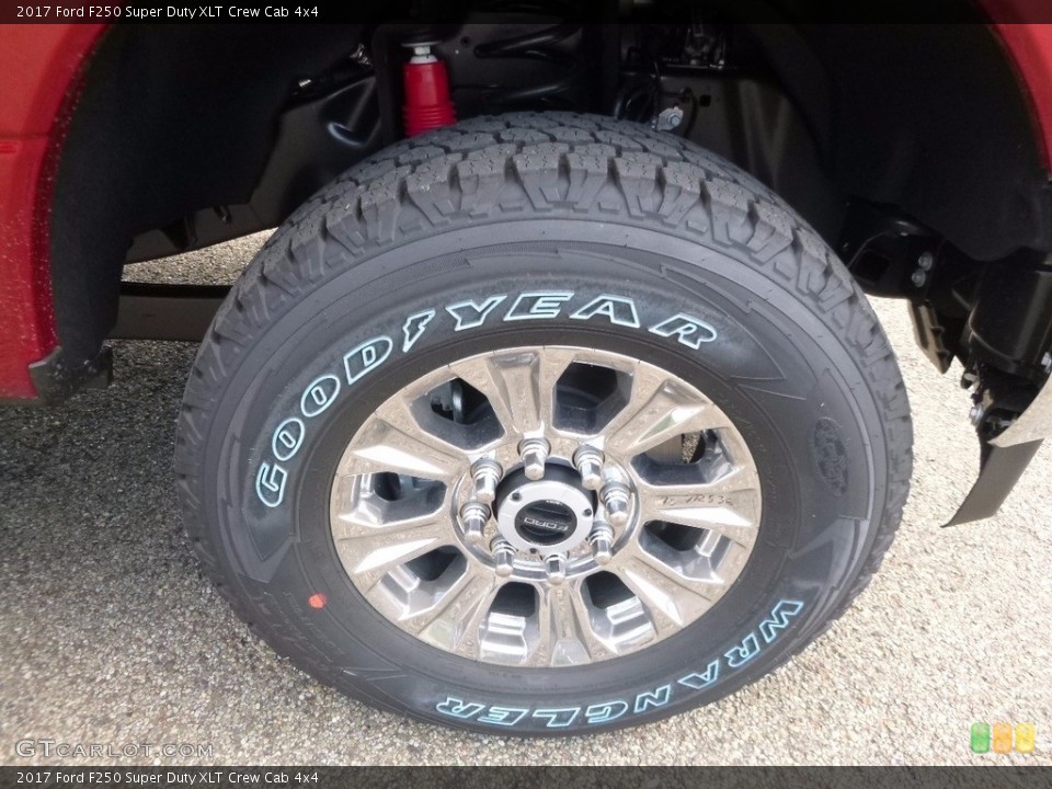 2017 Ford F250 Super Duty XLT Crew Cab 4x4 Wheel and Tire Photo #115524446