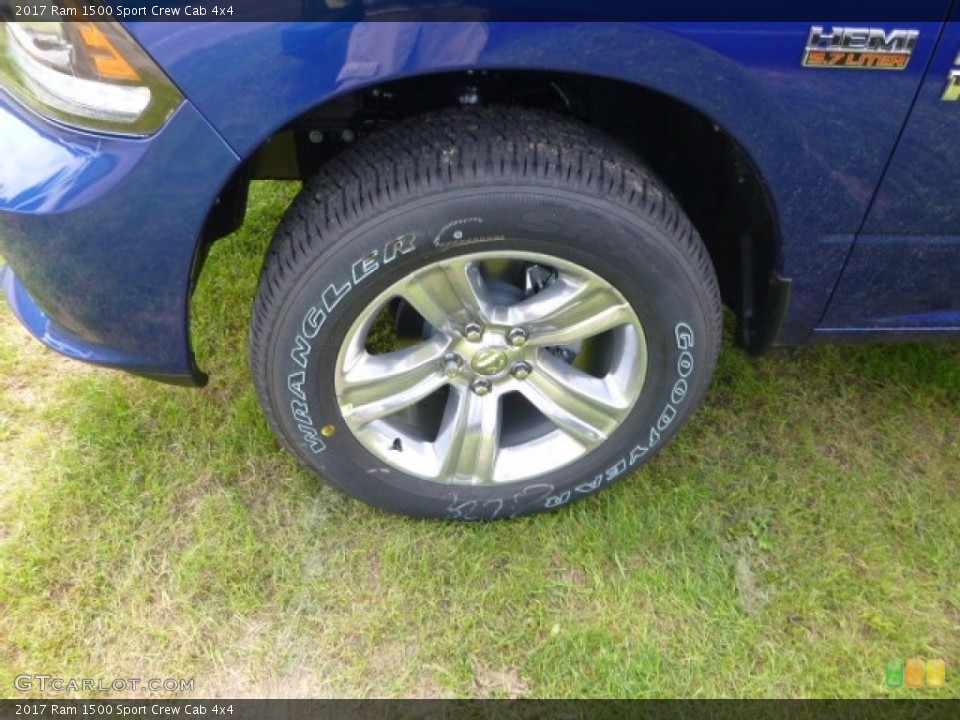 2017 Ram 1500 Sport Crew Cab 4x4 Wheel and Tire Photo #115539881