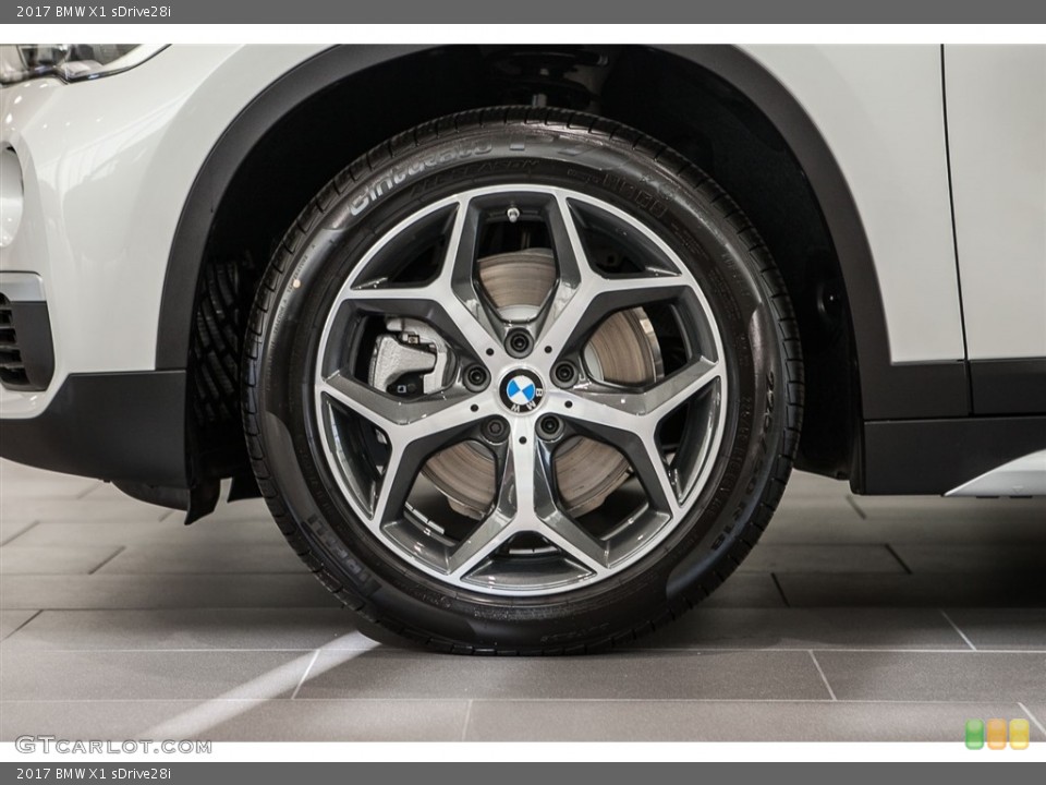 2017 BMW X1 sDrive28i Wheel and Tire Photo #115544471