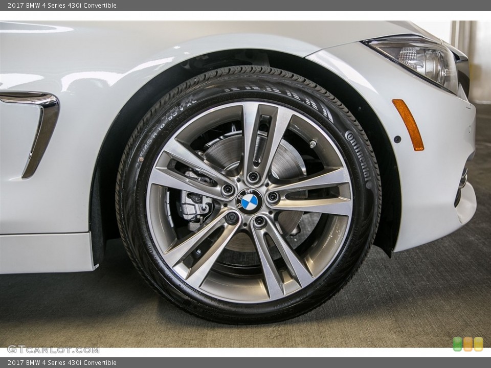 2017 BMW 4 Series 430i Convertible Wheel and Tire Photo #115545746