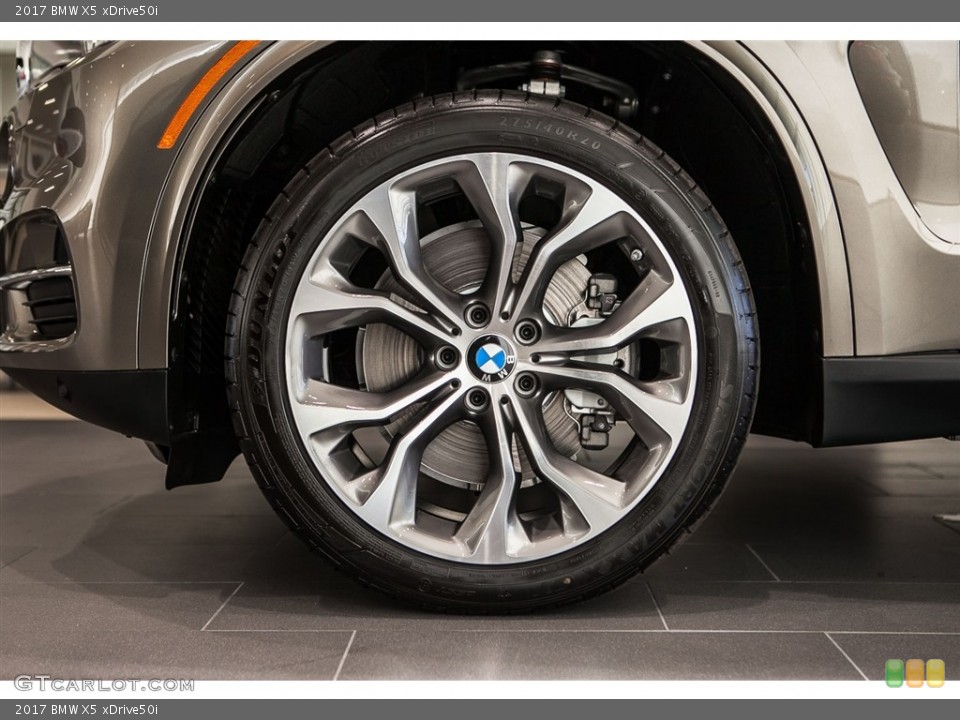 2017 BMW X5 xDrive50i Wheel and Tire Photo #115547657