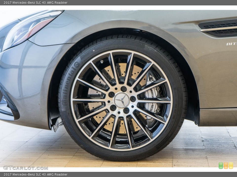 2017 Mercedes-Benz SLC 43 AMG Roadster Wheel and Tire Photo #115551704