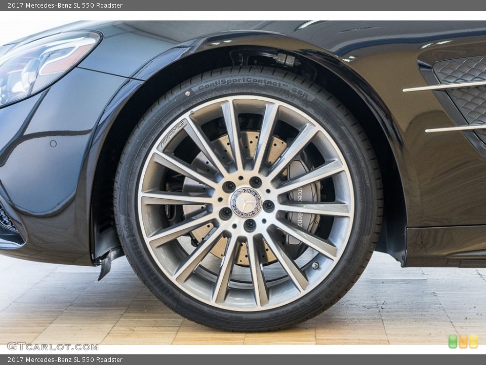 2017 Mercedes-Benz SL 550 Roadster Wheel and Tire Photo #115552019