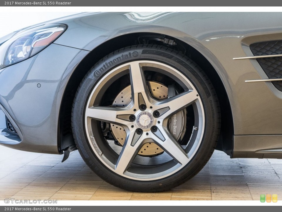 2017 Mercedes-Benz SL 550 Roadster Wheel and Tire Photo #115552334