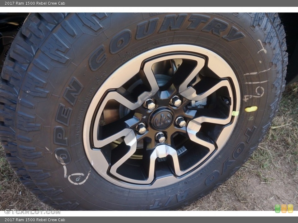 2017 Ram 1500 Rebel Crew Cab Wheel and Tire Photo #115570046