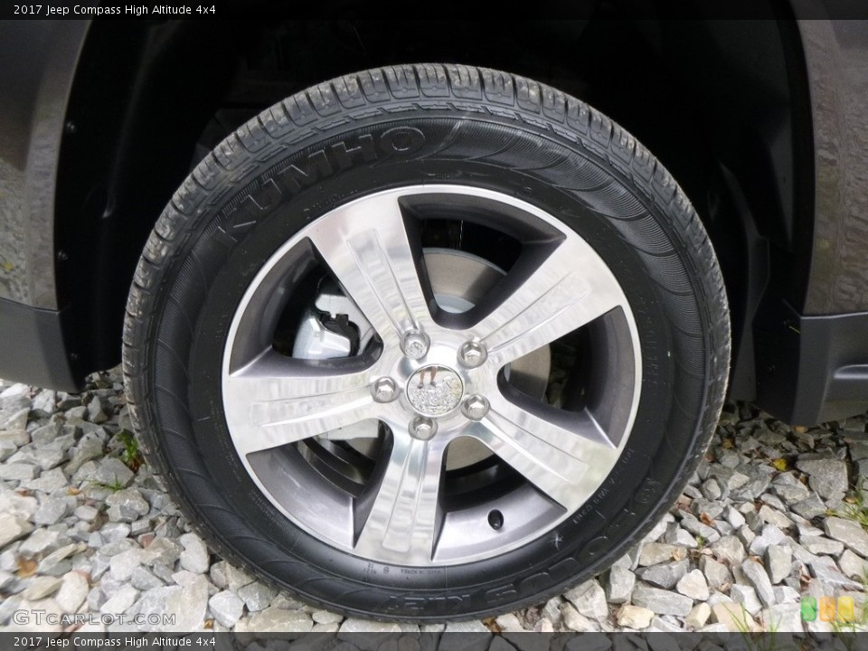 2017 Jeep Compass High Altitude 4x4 Wheel and Tire Photo #115574888
