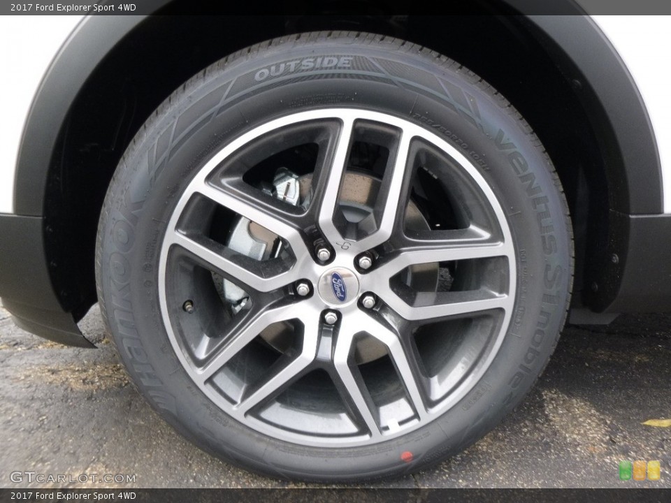 2017 Ford Explorer Sport 4WD Wheel and Tire Photo #115576325