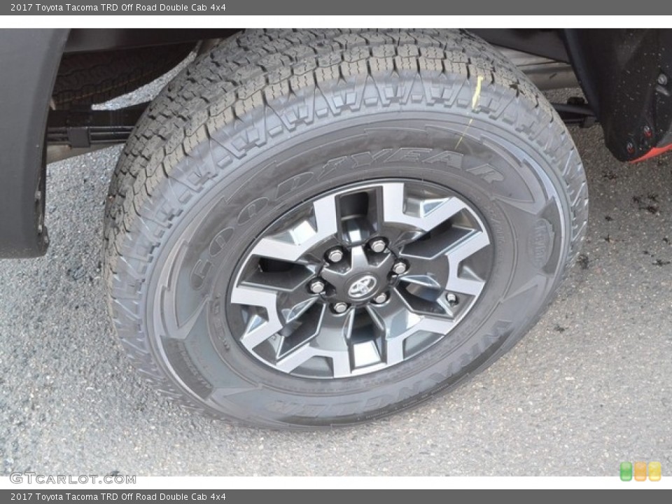 2017 Toyota Tacoma TRD Off Road Double Cab 4x4 Wheel and Tire Photo #115580639