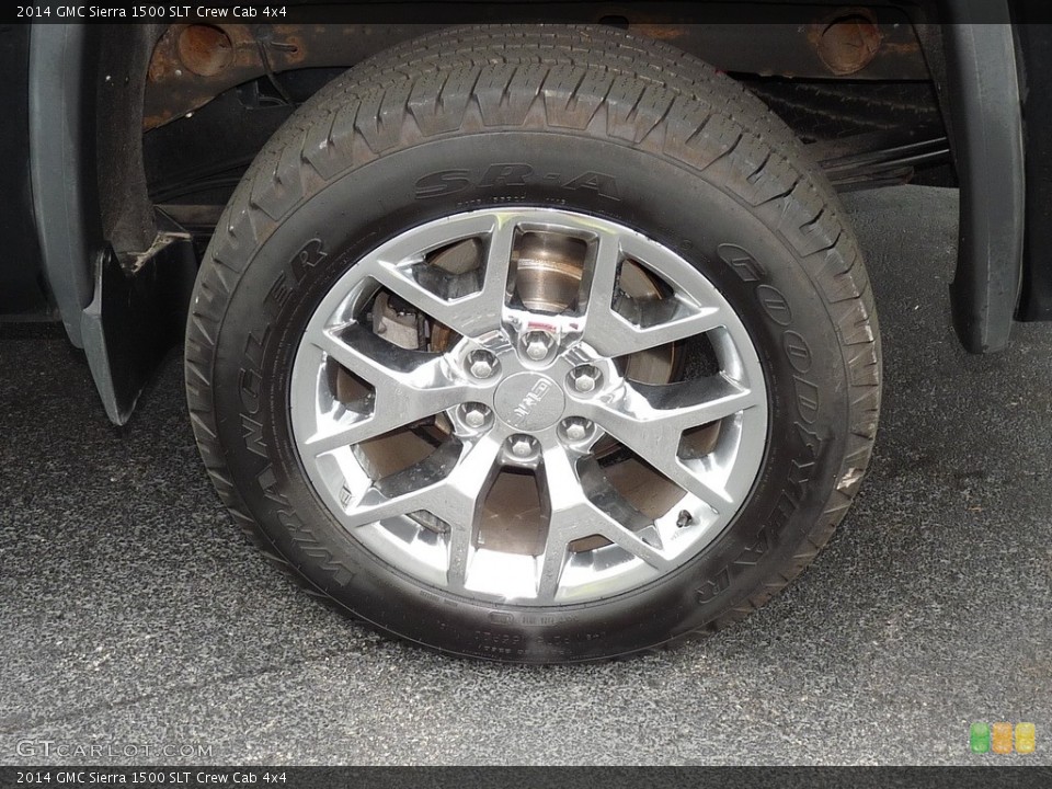 2014 GMC Sierra 1500 SLT Crew Cab 4x4 Wheel and Tire Photo #115586426
