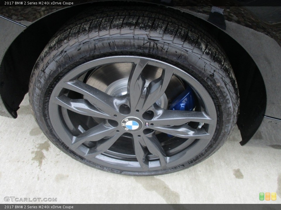 2017 BMW 2 Series M240i xDrive Coupe Wheel and Tire Photo #115594327