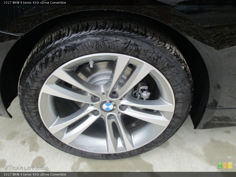 2017 BMW 4 Series 430i xDrive Convertible Wheel and Tire Photo #115594771