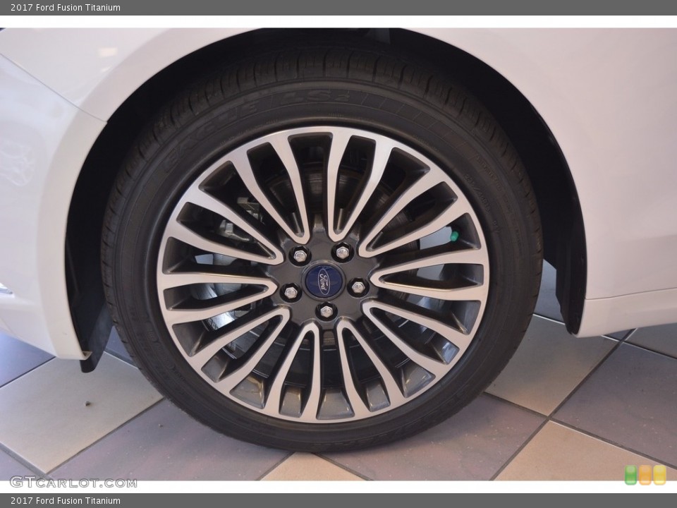 2017 Ford Fusion Titanium Wheel and Tire Photo #115597828