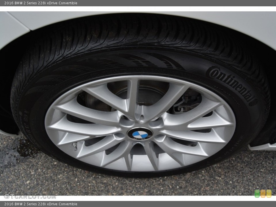 2016 BMW 2 Series 228i xDrive Convertible Wheel and Tire Photo #115615147
