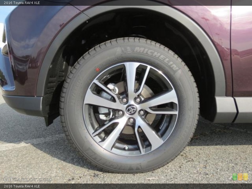 2016 Toyota RAV4 XLE Wheel and Tire Photo #115632557