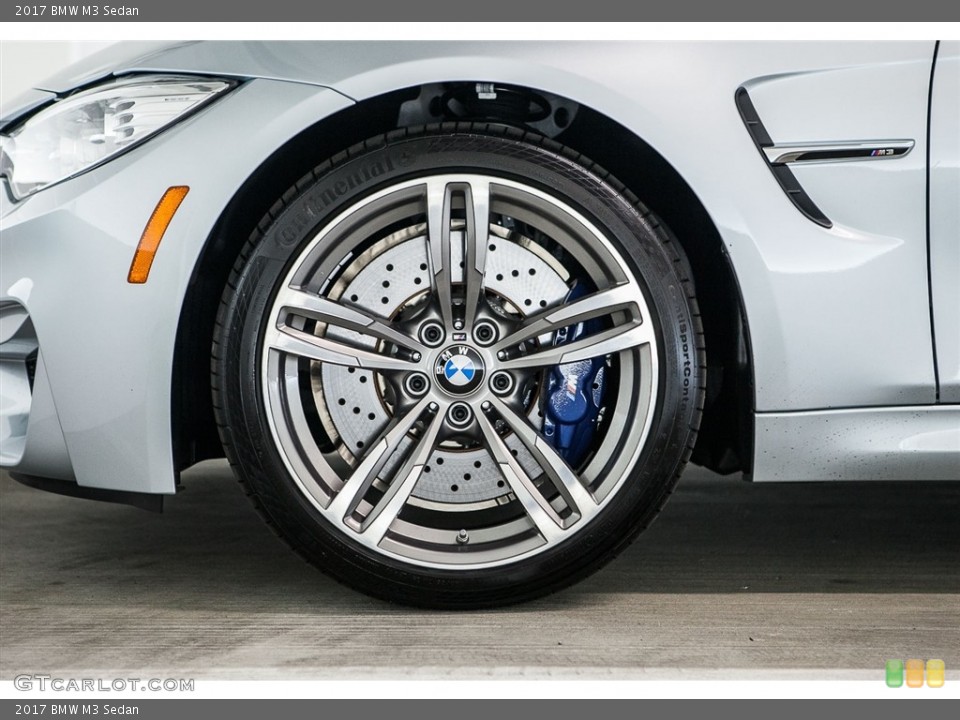 2017 BMW M3 Sedan Wheel and Tire Photo #115633914