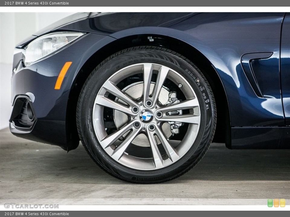 2017 BMW 4 Series 430i Convertible Wheel and Tire Photo #115635122