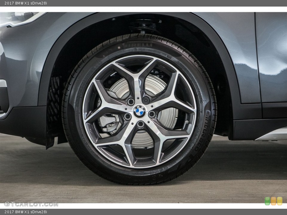 2017 BMW X1 sDrive28i Wheel and Tire Photo #115637094