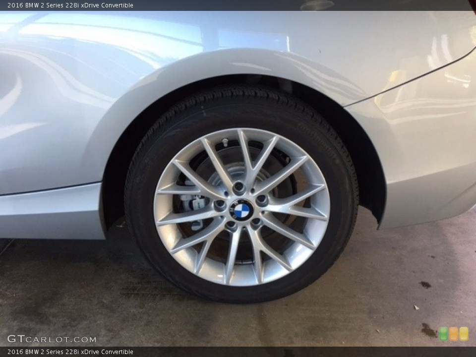 2016 BMW 2 Series 228i xDrive Convertible Wheel and Tire Photo #115638227