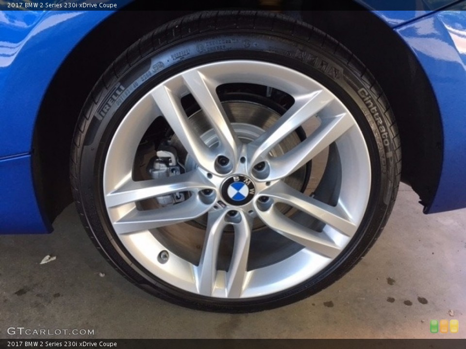 2017 BMW 2 Series 230i xDrive Coupe Wheel and Tire Photo #115648061