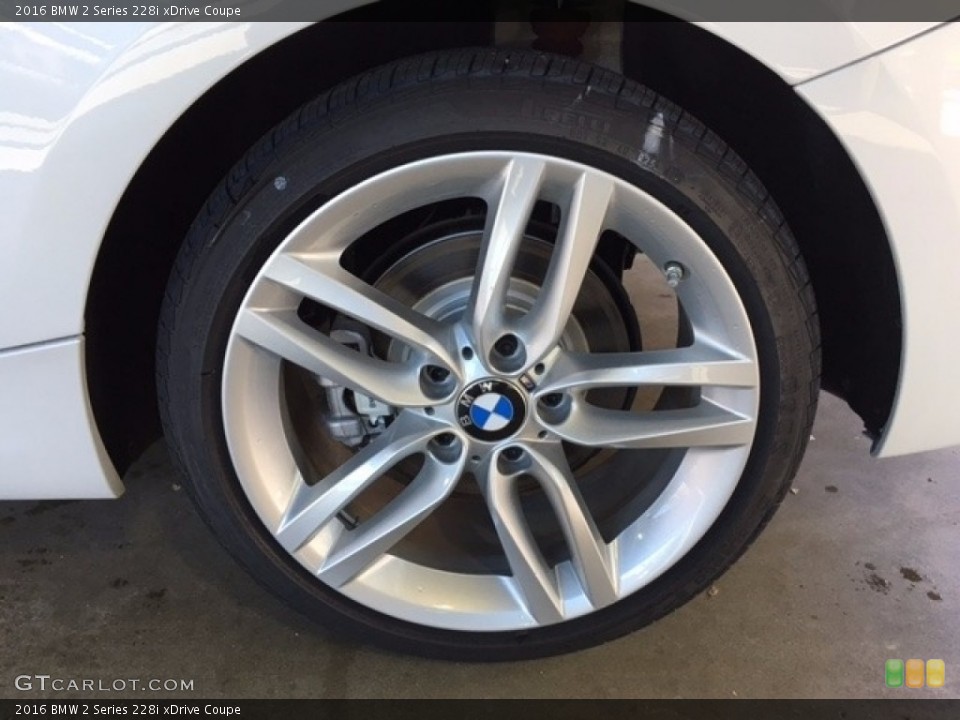 2016 BMW 2 Series 228i xDrive Coupe Wheel and Tire Photo #115648454