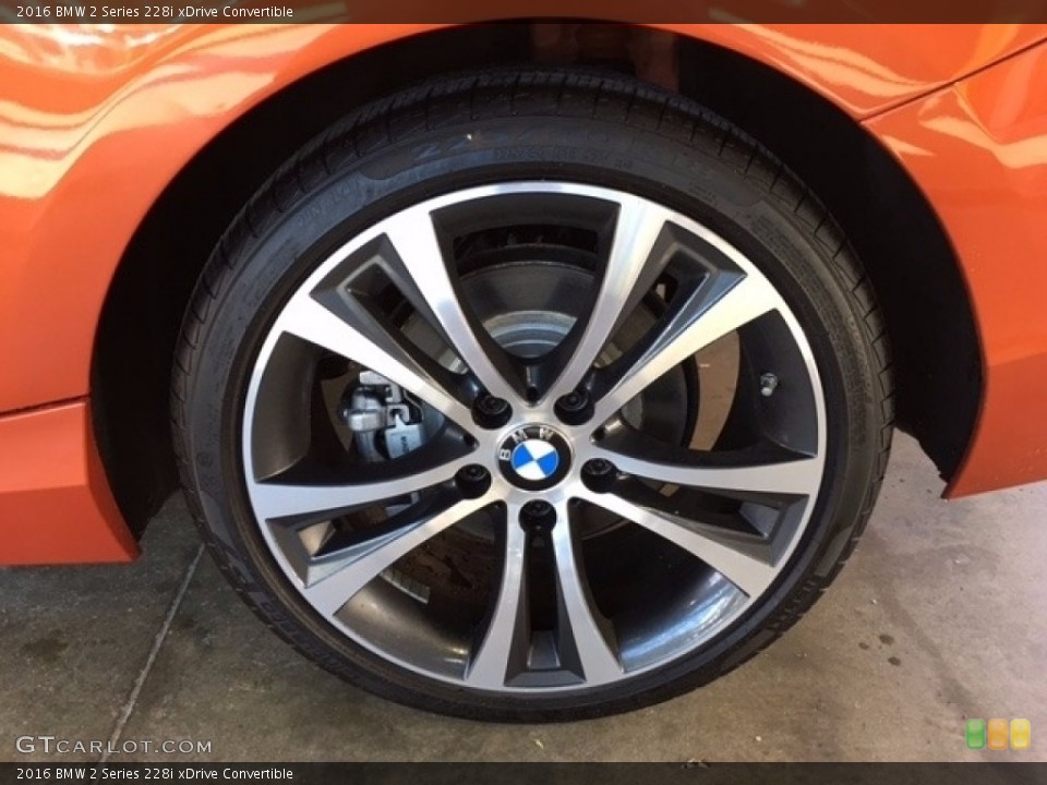 2016 BMW 2 Series 228i xDrive Convertible Wheel and Tire Photo #115648835