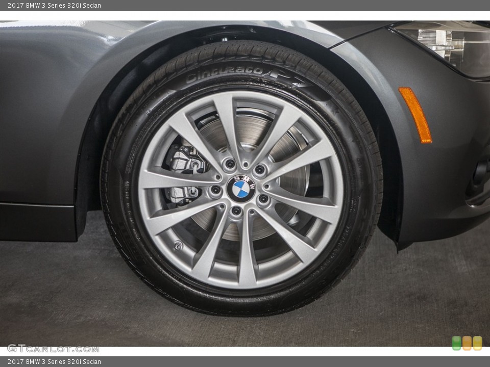 2017 BMW 3 Series 320i Sedan Wheel and Tire Photo #115667767