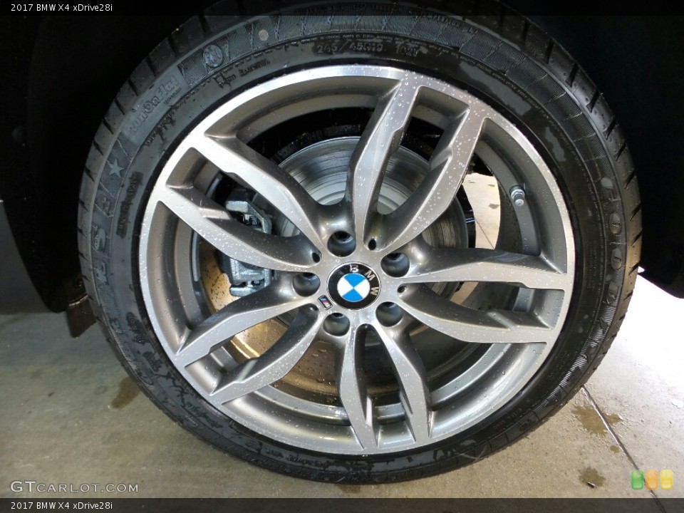 2017 BMW X4 xDrive28i Wheel and Tire Photo #115669246