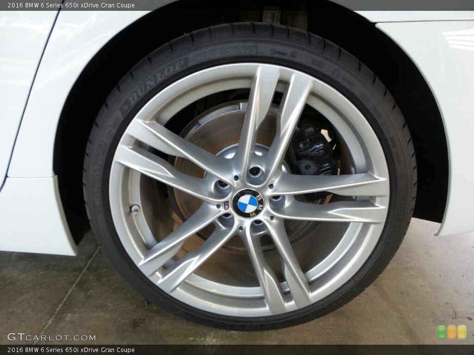 2016 BMW 6 Series 650i xDrive Gran Coupe Wheel and Tire Photo #115671646