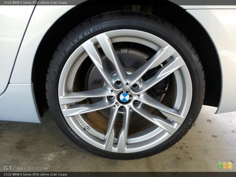 2016 BMW 6 Series 650i xDrive Gran Coupe Wheel and Tire Photo #115672549
