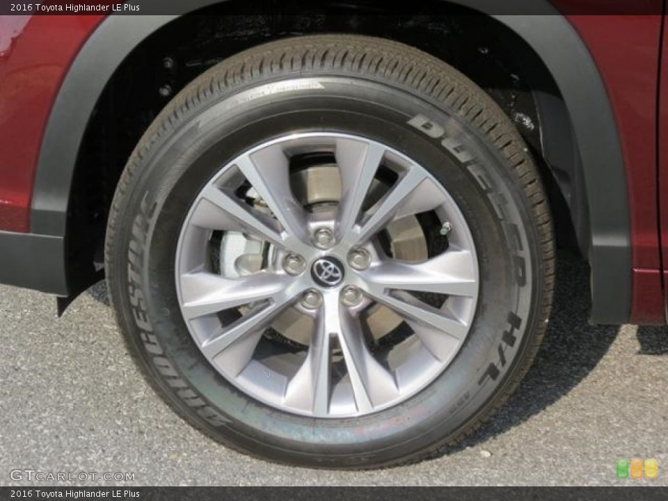 2016 Toyota Highlander LE Plus Wheel and Tire Photo #115677421