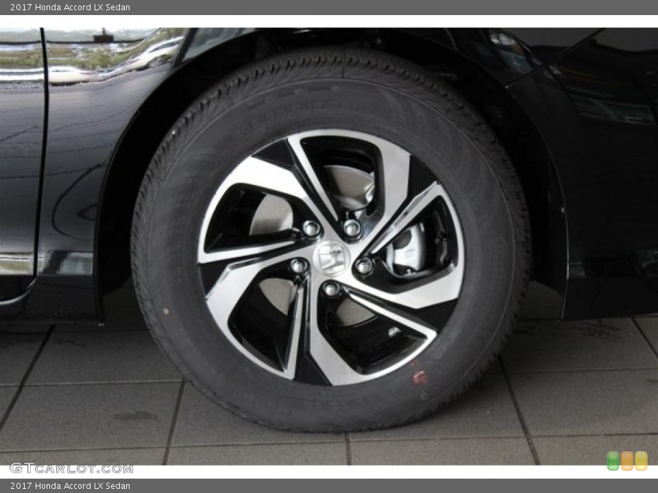 2017 Honda Accord LX Sedan Wheel and Tire Photo #115680868