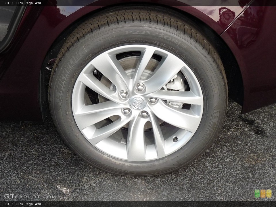 2017 Buick Regal AWD Wheel and Tire Photo #115711641