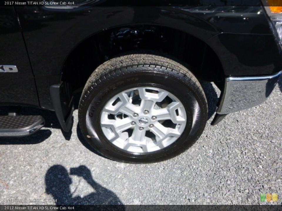 2017 Nissan TITAN XD SL Crew Cab 4x4 Wheel and Tire Photo #115717425