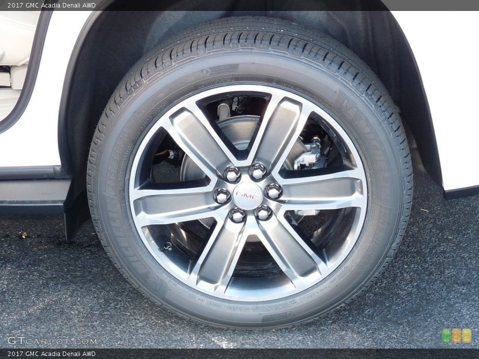 2017 GMC Acadia Denali AWD Wheel and Tire Photo #115727128