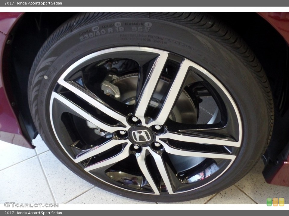2017 Honda Accord Sport Sedan Wheel and Tire Photo #115732147